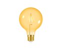 Ver imagem 1 de Lâmpada De Led Filamento Vintage Globo G95 3w Bivolt Âmbar Luz Branco Quente 3000K Taschibra