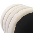 Ver imagem 7 de Puff Decorativo Redondo Mid Bouclê Off White - Casaepoltrona