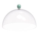 Ver imagem 3 de Porta Bolo com Cúpula e Pé 30cm Verde Menta Bubble Crippa Boleira Tortas Doces