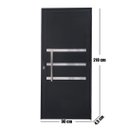 Ver imagem 4 de Porta Lambril de Alumínio 210 x 90cm com Puxador e Friso Linha Veneza Lado Direito