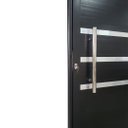 Ver mais imagens de Porta Lambril de Alumínio 210 x 90cm com Puxador e Friso Linha Veneza Abertura Direita