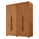 Ver imagem 2 de Guarda Roupa Solteiro 4 Portas 2 Gavetas com Pés MDF Veracruz 