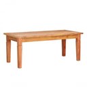 Ver imagem 1 de Mesa de Jantar 2,5 M Madeira Maciça - Natural