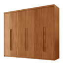 Ver imagem 2 de Guarda Roupa Casal 6 Portas 2 Gavetas MDF Veracruz Marrom/Marromle