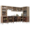 Ver imagem 2 de Cozinha Modulada 8 Peças 18 Portas e 2 Gavetas Bárbara