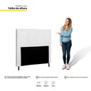 Ver imagem 3 de Cabeceira Cama Box Casal Luna 140cm Corano Branco - Desk Design