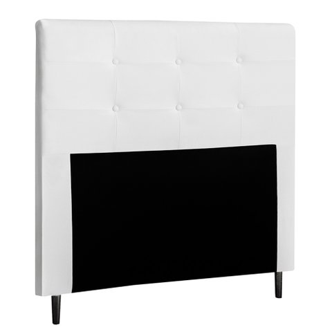 Cabeceira Cama Box Casal Luna 140cm Corano Branco - Desk Design