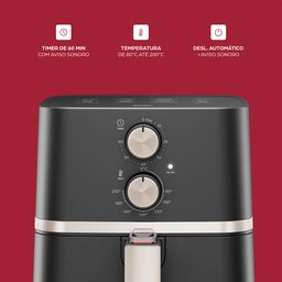 Fritadeira Elétrica Air Fryer Family 4L Revestimento Antiaderente Desligamento Automático 127v WAP  - 2