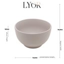 Ver imagem 6 de Bowl De Cerâmica Cronus Bege 14,5Cm X 8,5Cm - Lyor