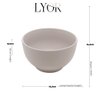 Bowl De Cerâmica Cronus Bege 14,5Cm X 8,5Cm - Lyor - 6