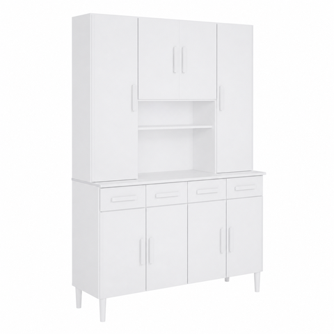 Cozinha Modulada Master 8 Portas 4 Gavetas Branco Formimóveis