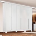 Ver imagem 1 de Guarda Roupa Casal Master Branco 2.70 6 Portas, 100% MDF | Bianchi