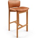 Ver imagem 6 de Kit 06 Banquetas Alta para Cozinha Sala de Jantar Bar Dara L02 Couríssimo Camel - Lyam Decor