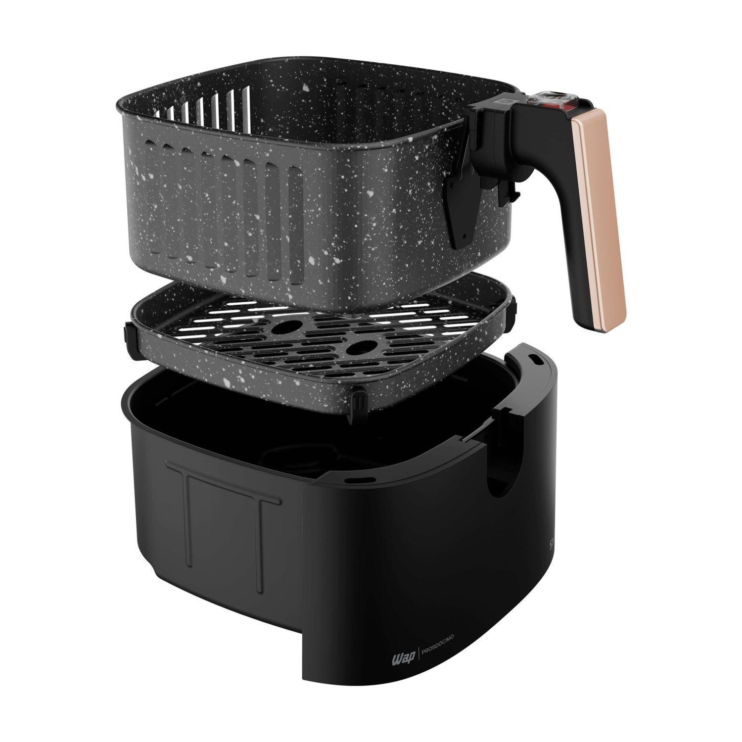 Fritadeira Elétrica Air Fryer Grand Family 5,2L Antiaderente, Aviso Sonoro e Timer 60min 127v Wap - 2