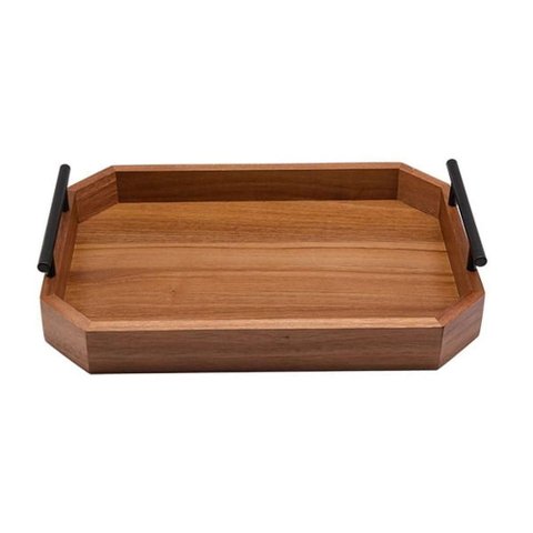 Bandeja em Acácia 7,7x24,5x36cm Kenya