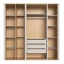 Ver imagem 5 de Guarda-Roupa Closet Casal com Portas de Vidro Reflecta com LED e Cantos Curvos 100%MDF