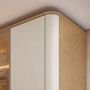 Ver mais imagens de Guarda-Roupa Closet Casal com Portas de Vidro Reflecta com LED e Cantos Curvos 100%MDF