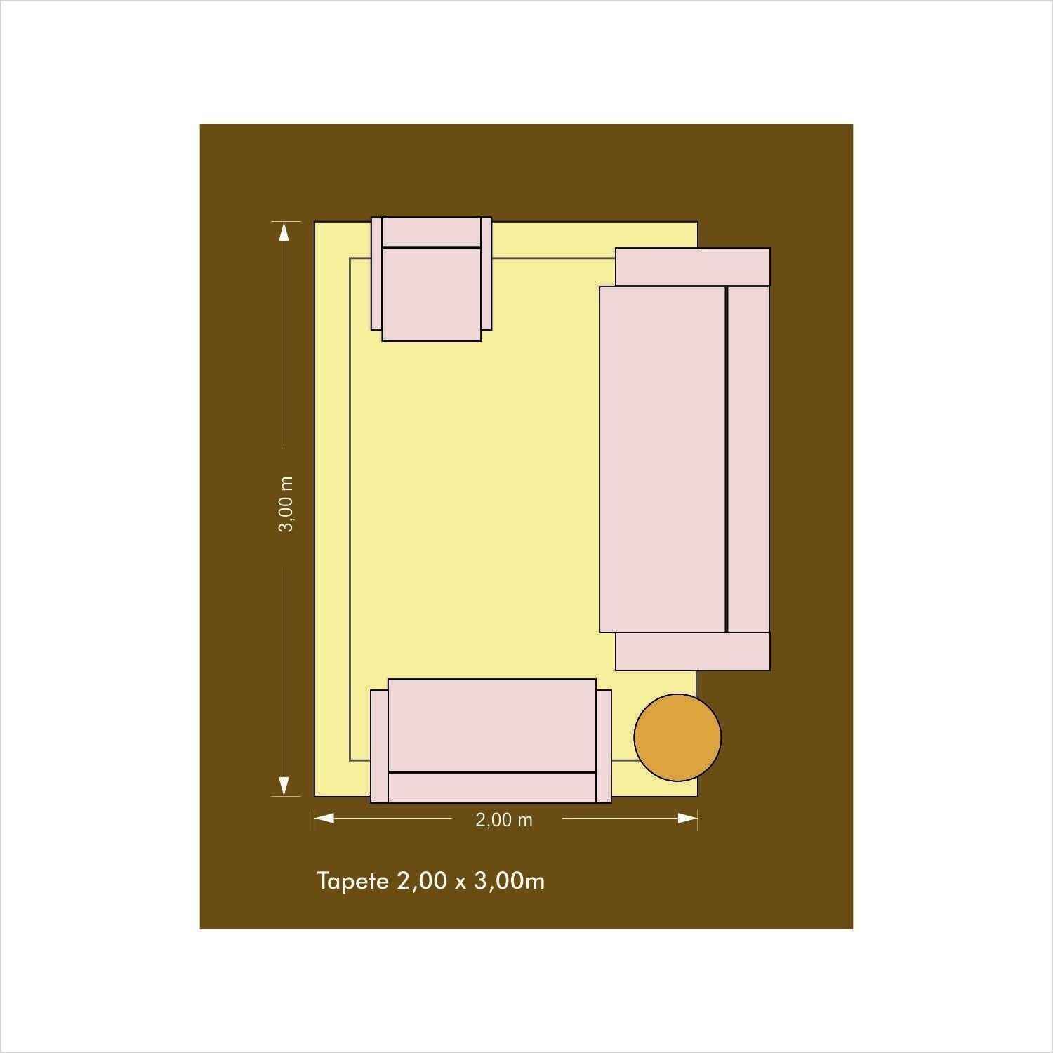 Tapete 200 X 300cm London Niazitex - 4