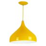 Kit 2 Lustres Pendente Aladim Amarelo 31cm - 3