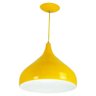 Kit 2 Lustres Pendente Aladim Amarelo 31cm - 4