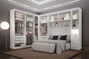 Ver imagem 7 de Módulo Completo Casal 12 Portas c/ Aéreo Áurea - Arbo Design