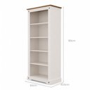 Ver imagem 7 de Quarto de Bebê Completo 100% MDF com Guarda Roupa Cômoda Berço Estante e Baú Smile Bege Creme/Carval