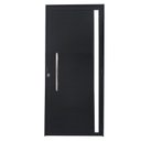 Ver imagem 2 de Porta Lambril de Alumínio 210 X 80cm com Puxador e Vidro Linha Veneza  Abertura Direita