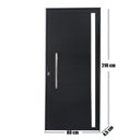 Ver imagem 5 de Porta Lambril de Alumínio 210 X 80cm com Puxador e Vidro Linha Veneza Lado Direito