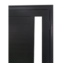Ver imagem 7 de Porta Lambril de Alumínio 210 X 80cm com Puxador e Vidro Linha Veneza  Abertura Direita