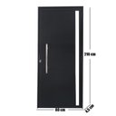 Ver imagem 4 de Porta Lambril de Alumínio 210 X 80cm com Puxador e Vidro Linha Veneza  Abertura Direita