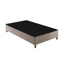 Ver imagem 1 de Cama Box Base Solteiro Sommier Rústico Bordado Clean (96x203x30) - Paropas