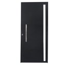 Ver imagem 2 de Porta Lambril de Alumínio 210 X 80cm com Puxador e Vidro Linha Veneza Lado Esquerdo