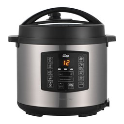 Panela de Pressão Elétrica Wap Wppe1 6l Antiaderente com 10 Travas de Segurança 1000w 127v - 6
