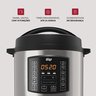 Panela de Pressão Elétrica Wap Wppe1 6l Antiaderente com 10 Travas de Segurança 1000w 127v - 2