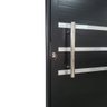 Porta Lambril de Alumínio 210 x 90cm com Friso e Visor Linha Veneza Lado Direito - 8