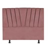 Cabeceira Estofada Bélgica 140cm Casal Para Cama Box Quarto Suede Rose Gold - Ahazzo Móveis - 2