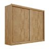 Guarda Roupa Creta com 2 Portas 100% Mdf Amêndoa Off White - Móveis Europa - 4