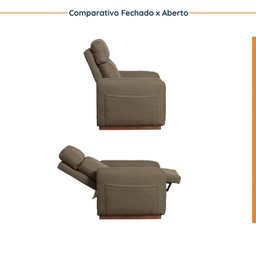 Poltrona Reclinável Essence CabeCasa MadeiraMadeira - 6