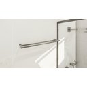 Ver imagem 4 de Kit de Acessórios para Banheiro com 4 Peças em Aço Inox Polido Brilhante Linha Tessália com Toalheir