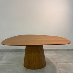 Mesa de Jantar Cone Oval Orgânica 180x100 Cm Freijó - 3
