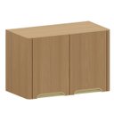 Ver imagem 1 de Armário Aéreo Geladeira 100% MDF 60 cm 2 Portas Lumen Freijó
