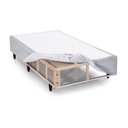 Ver imagem 4 de Base Box Solteiro Desmontável 96x203x39cm Cinza