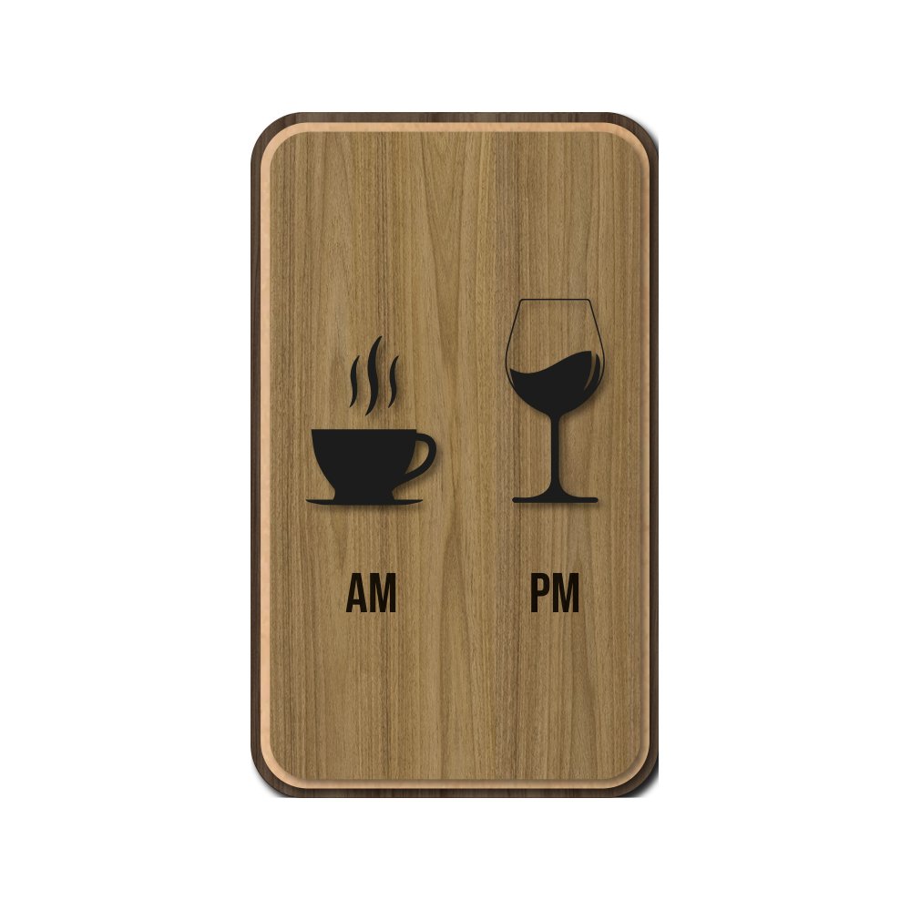 Quadro Wine AM PM - Hobby Wood - (Ref 025-D) - 1