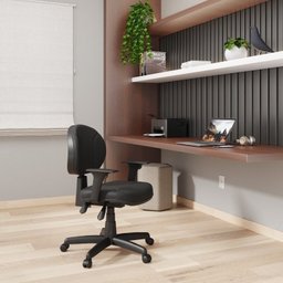 Kit 5 Cadeiras para Escritório Ergonômica Secretária Backsystem Operativa Nr17 - 5