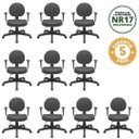 Ver imagem 2 de Kit 10 Cadeiras para Escritório Ergonômica Executiva Operativa NR17