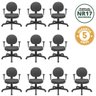 Kit 10 Cadeiras para Escritório Ergonômica Executiva Operativa NR17 - 2