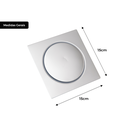 Ver imagem 5 de Ralo Quadrado Embutido Click Inteligente em Aço Inox Polido 15x15cm