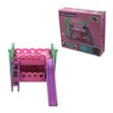 Ver mais imagens de Brinquedo Berço com Escorregador - Modelo Beliche Cor:rosa