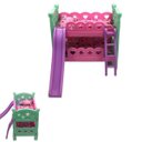 Ver imagem 1 de Brinquedo Berço com Escorregador - Modelo Beliche Cor:rosa