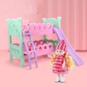 Ver imagem 7 de Brinquedo Berço com Escorregador - Modelo Beliche Cor:rosa